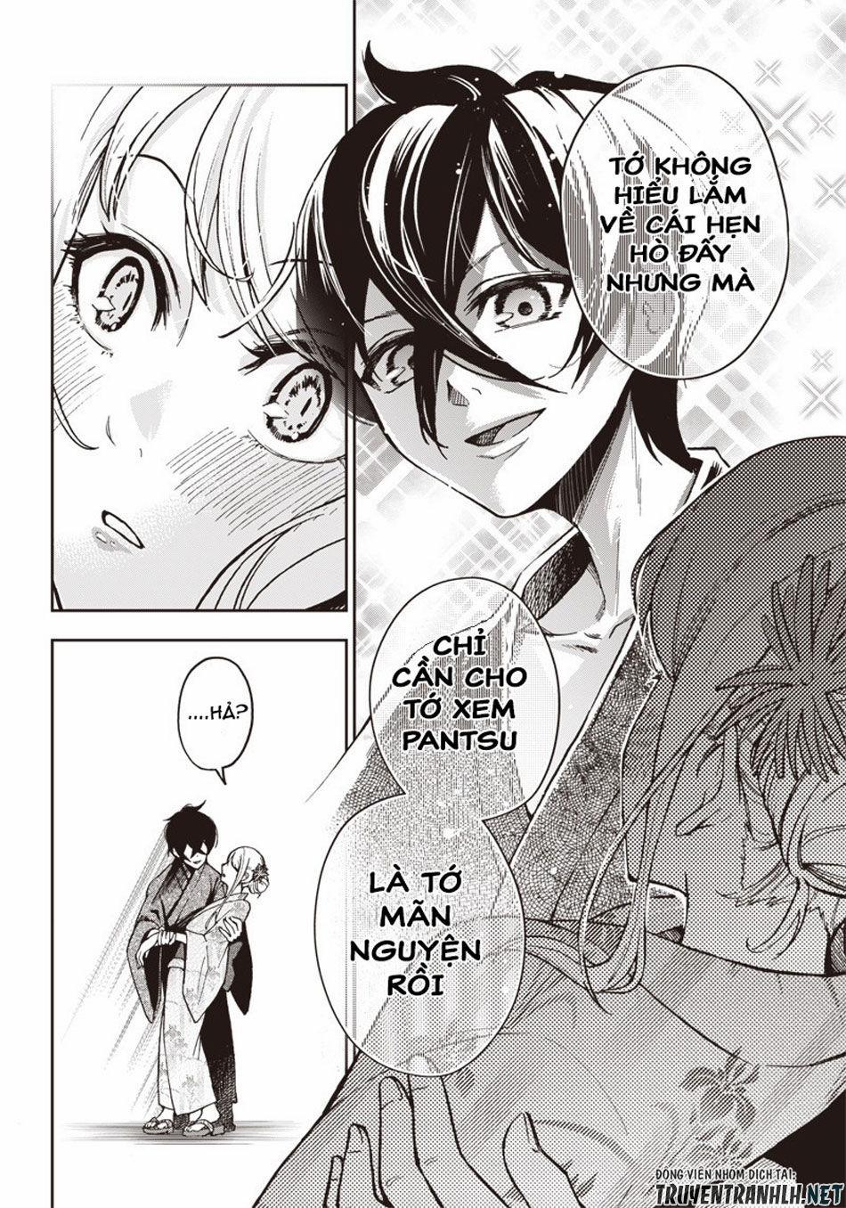 Iya Na Kao Sarenagara Opantsu Misete Moraitai 4 trang 13