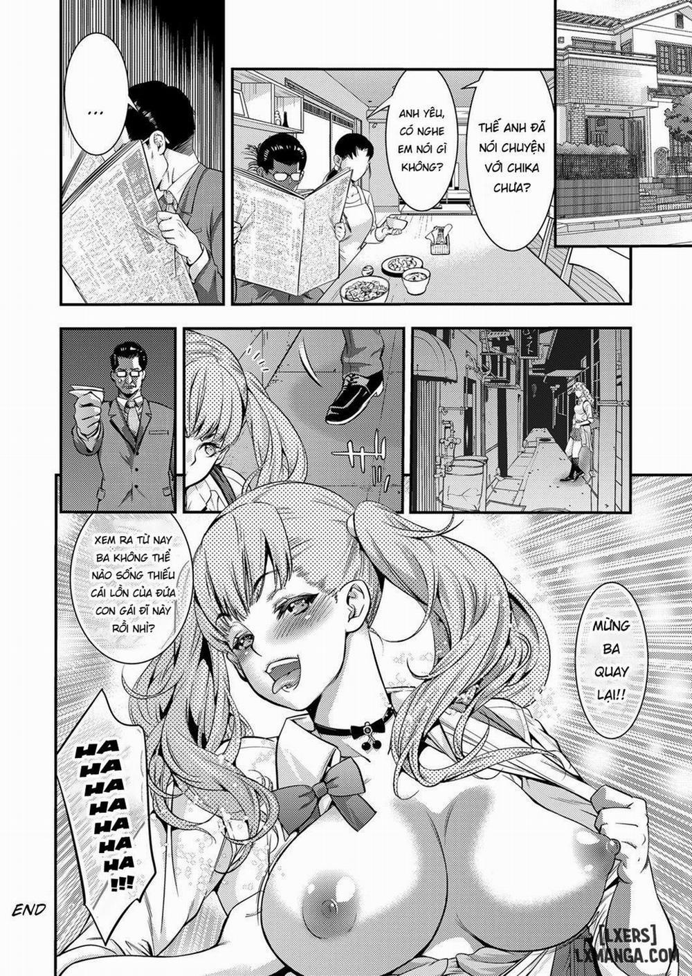 JK Bitch Gyaru ga Enkou o Chichioya ni Okorareta node Kinshin Soukan Shite yatta Chương Oneshot Trang 22