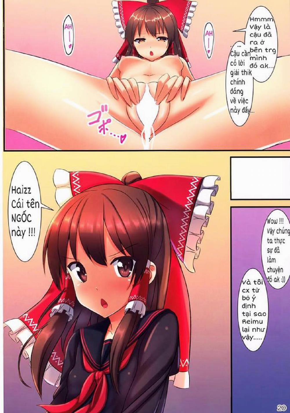 JK Reimu to Kyoushitsu H ~Moshi Hakurei Reimu ga, Tsundere de Hinnyuu na Osananajimi Dattara (Touhou Project) Chương Oneshot Full Color Trang 22