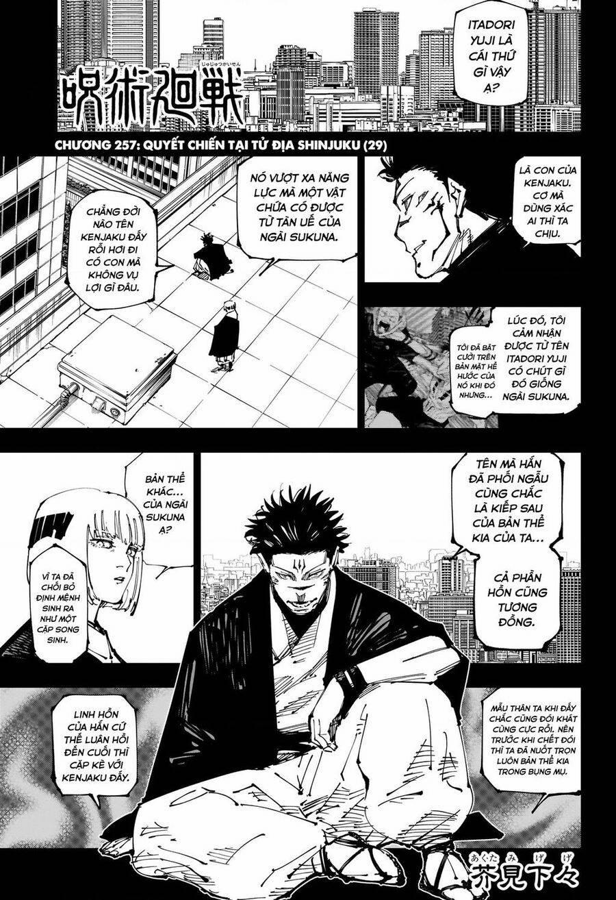 Jujutsu Kaisen – Chú Thuật Hồi Chiến Chương 257 Trang 2