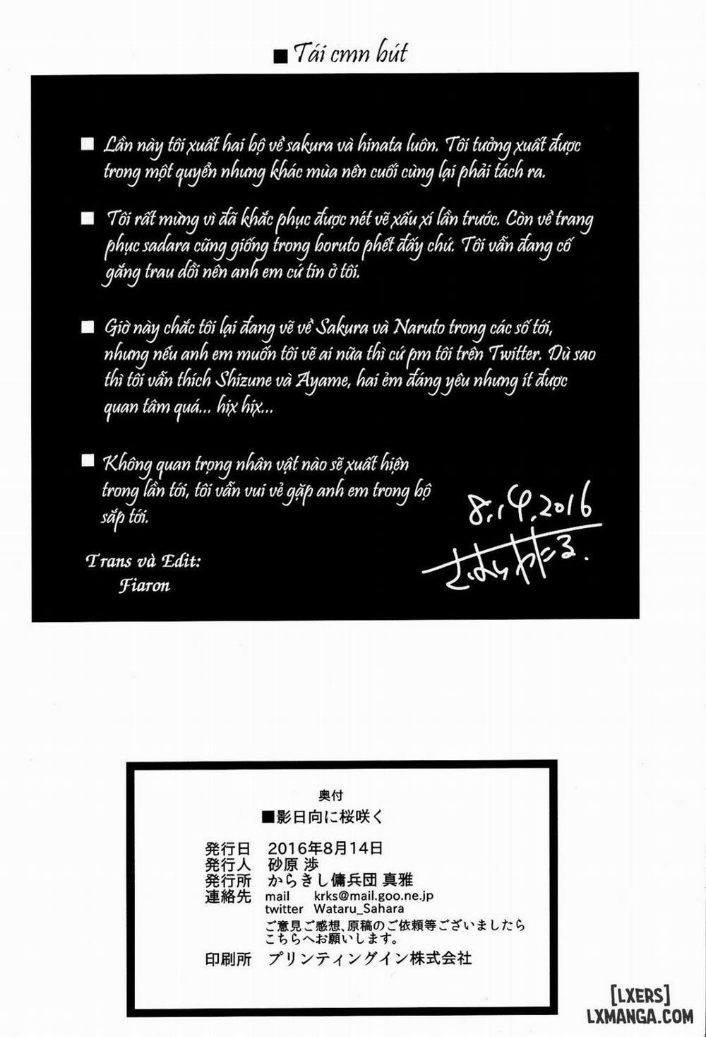 Kage Hinata ni Sakura Saku Oneshot trang 24