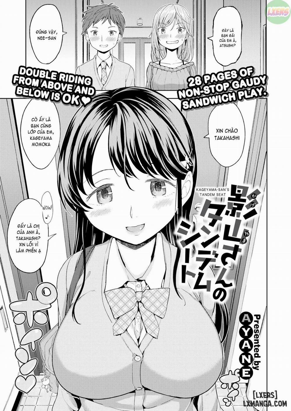 Kageyama-san's Tandem Seat Oneshot trang 0