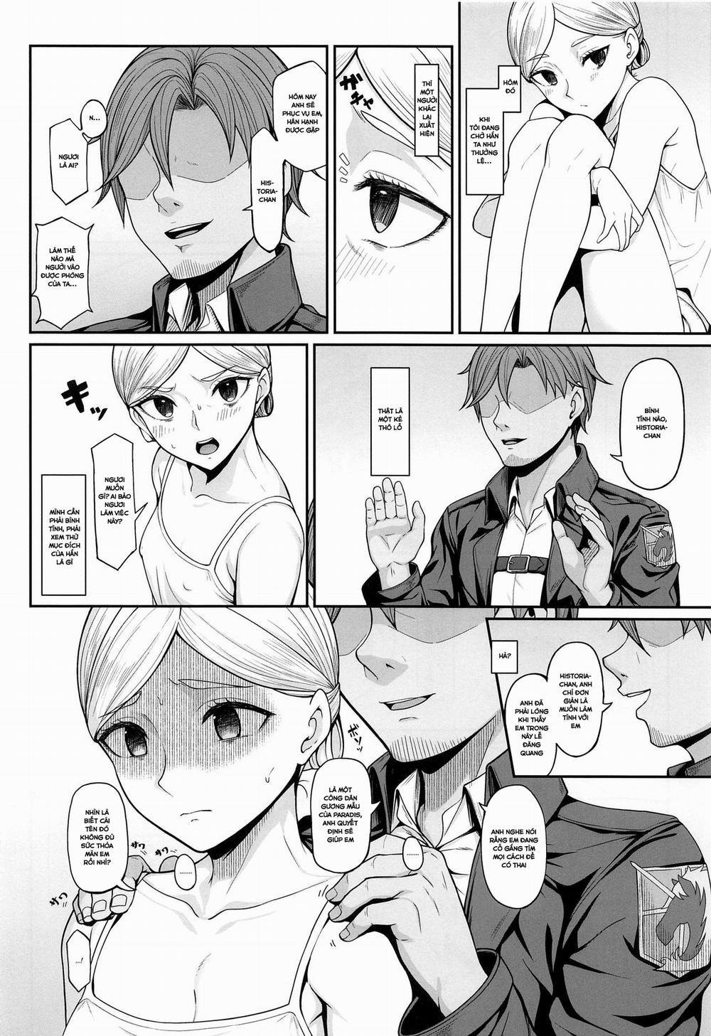 Kairaku Ochi shita Botebara Joou Historia (Shingeki no Kyojin) Chương Oneshot Trang 4