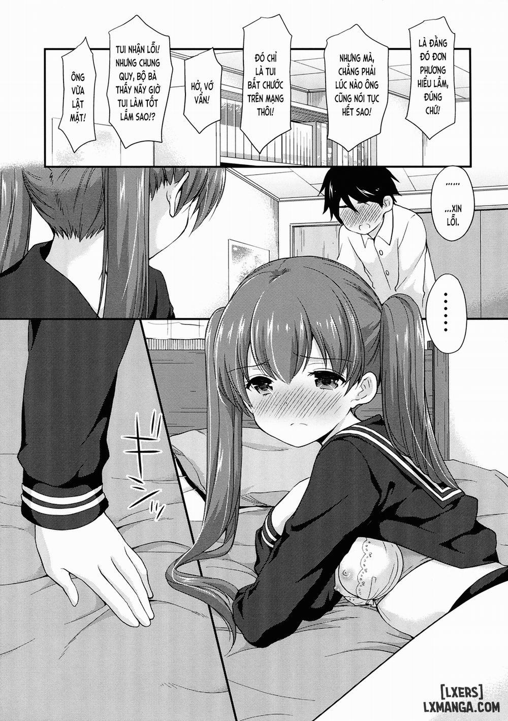 Kakko Tsuketetara Sex Oshietette Iwaret Oneshot trang 14