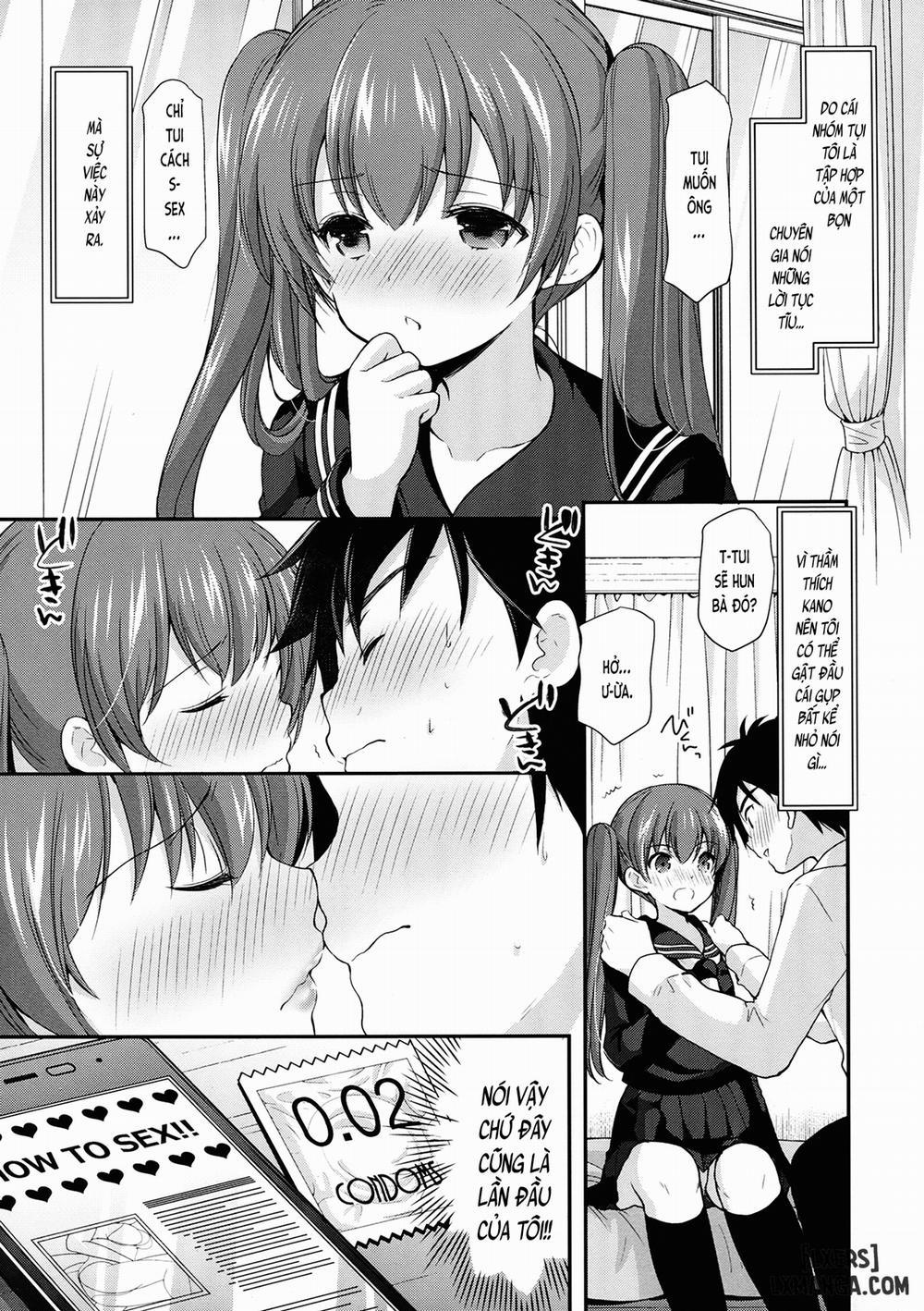 Kakko Tsuketetara Sex Oshietette Iwaret Oneshot trang 4