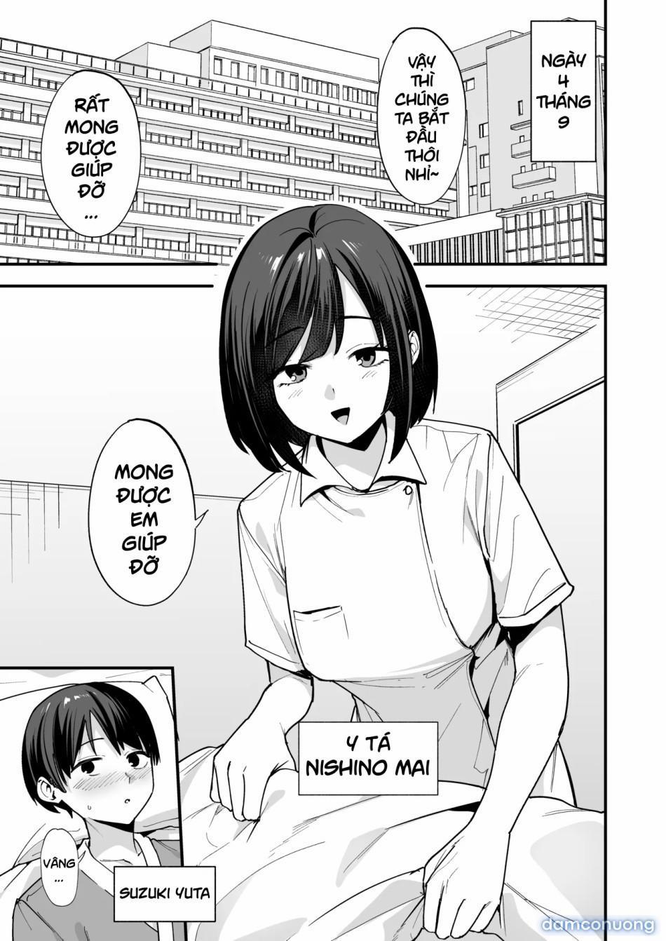 Kangoshi-San Ga Chinko Arau Tsuide Ni Nuitekureru Hanashi OneShot trang 1