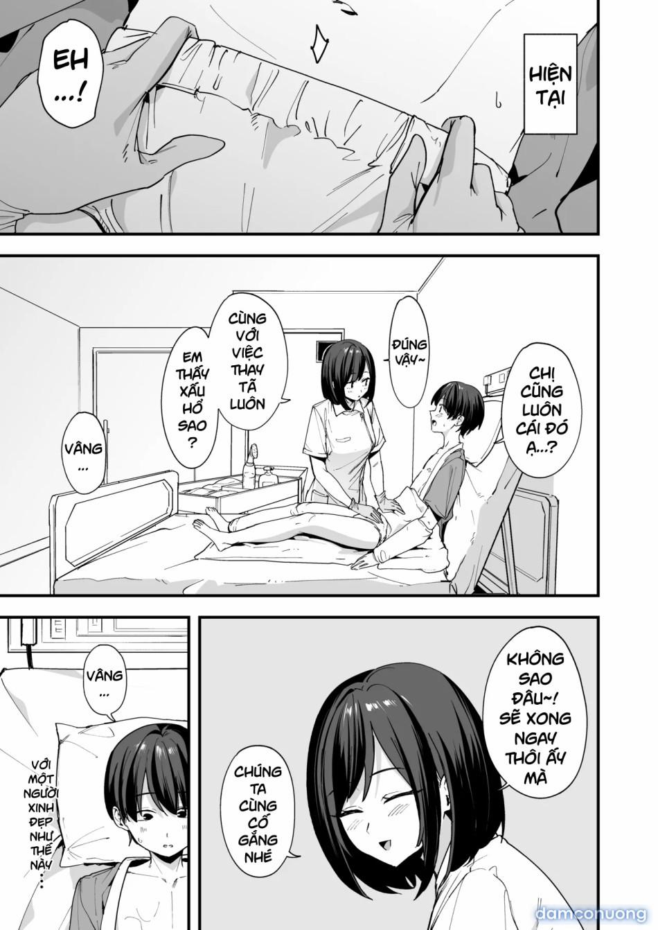 Kangoshi-San Ga Chinko Arau Tsuide Ni Nuitekureru Hanashi OneShot trang 3