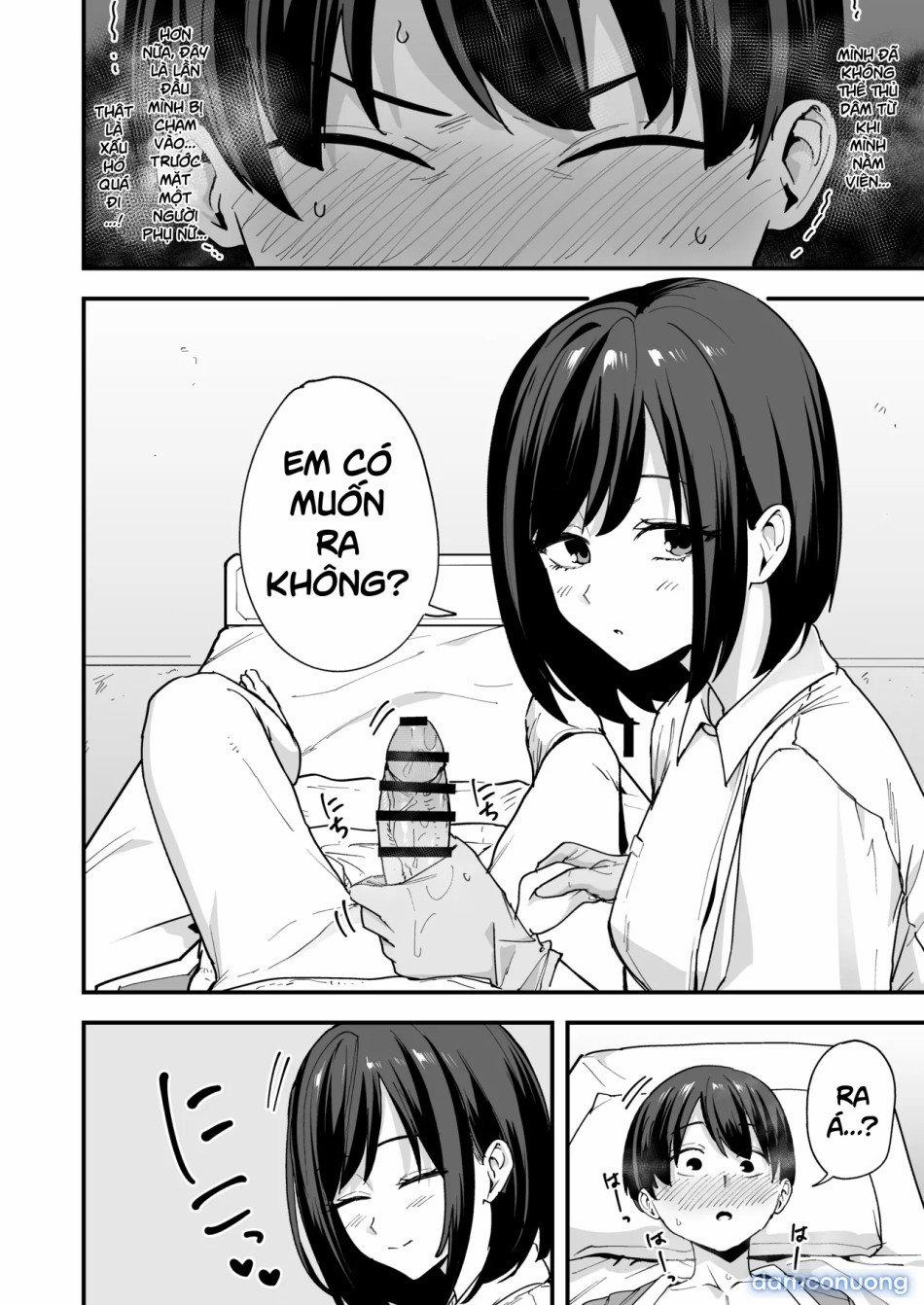 Kangoshi-San Ga Chinko Arau Tsuide Ni Nuitekureru Hanashi OneShot trang 6