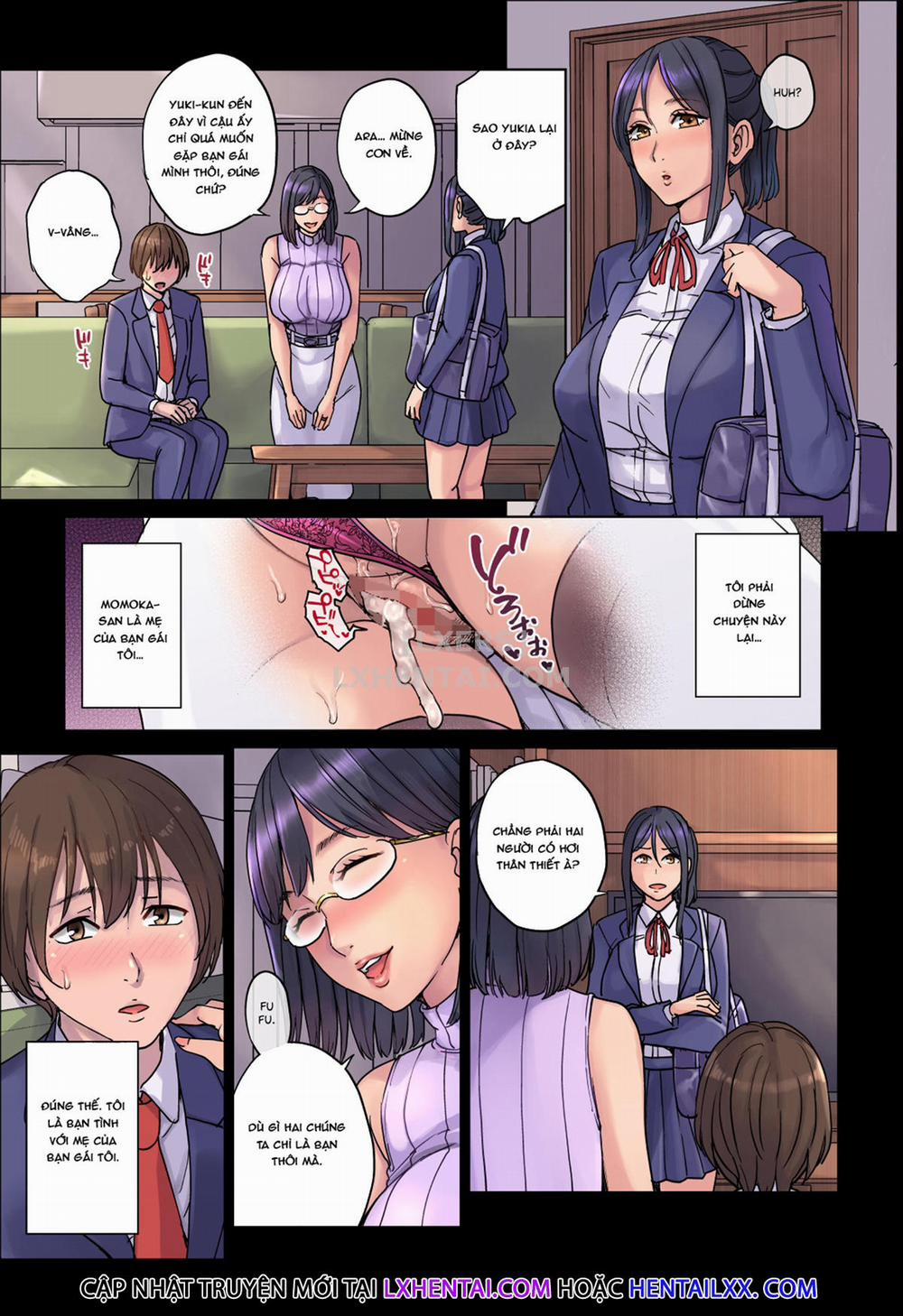 Kanojo no Mama wa Boku no SeFrie... Oneshot - Có che trang 10