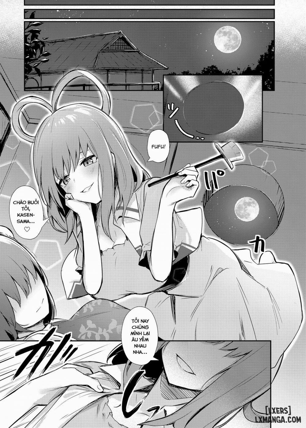 Kasen-chan no Jasen Rouraku Challenge Oneshot trang 7