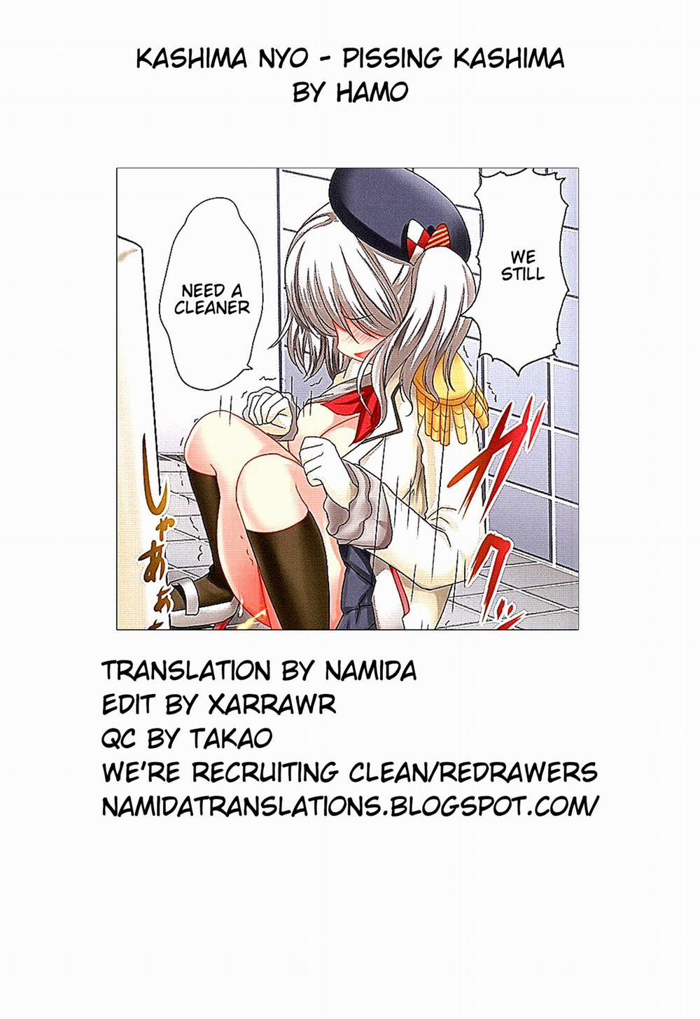 Kashima Nyo! - Pissing Kashima (Kancolle) Chương Oneshot Full Color Trang 18