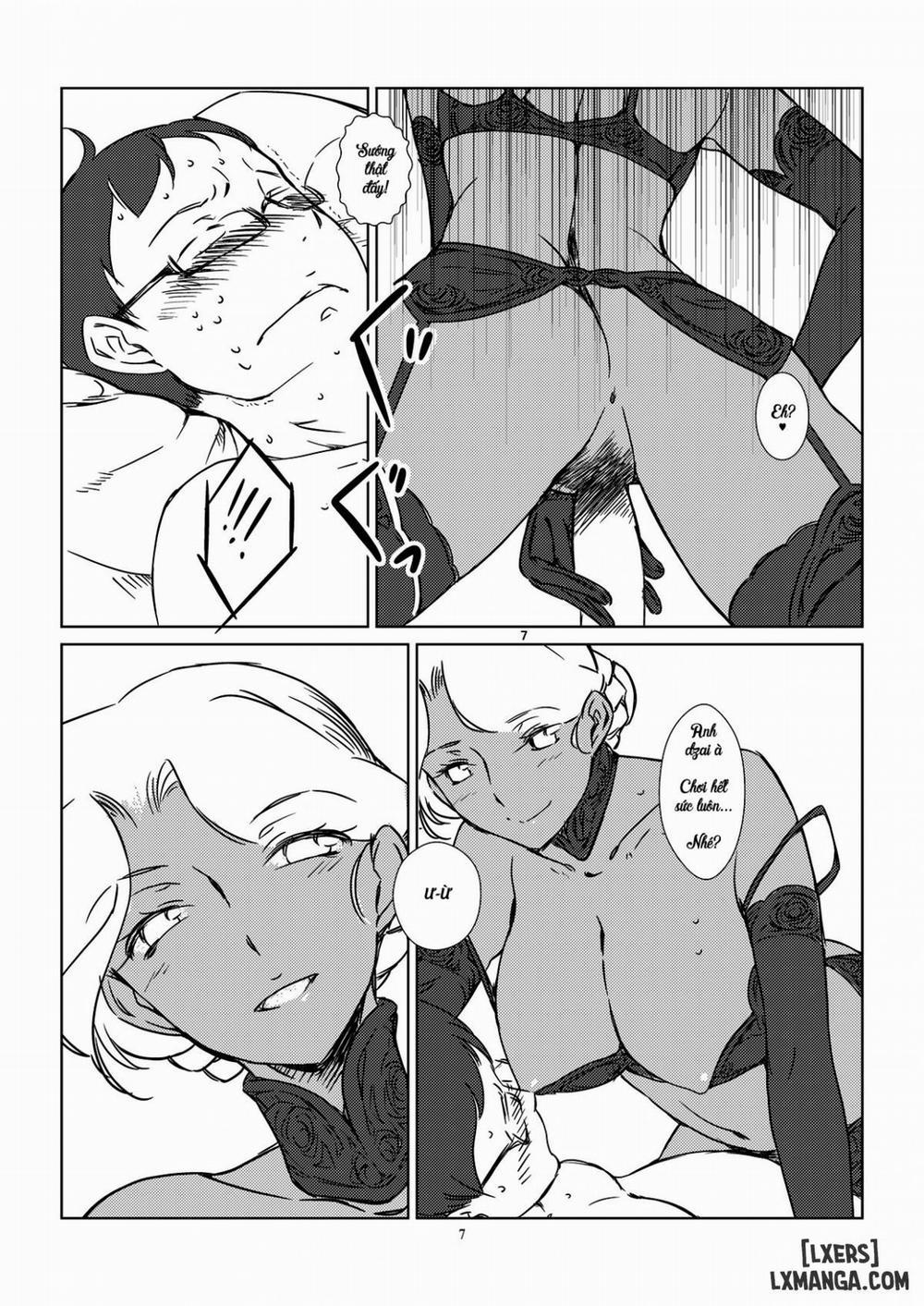 Kasshoku Oneesan no Fudeoroshi Ver 4 Oneshot trang 8