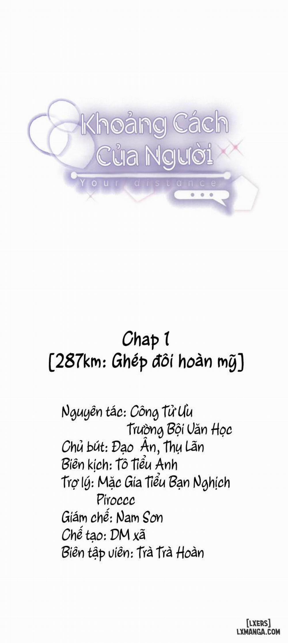 Khoảng cách của người Chương 1 Trang 2