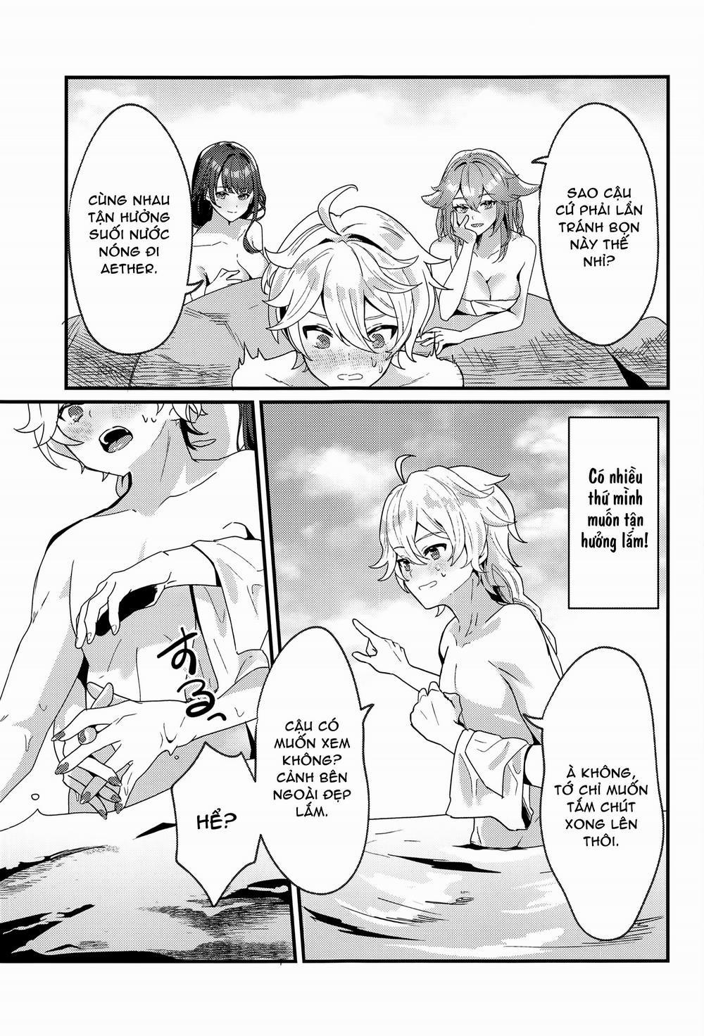 Kì nghỉ tại suối nước nóng Inazuma Khổ thân ông cháu:)))) trang 5