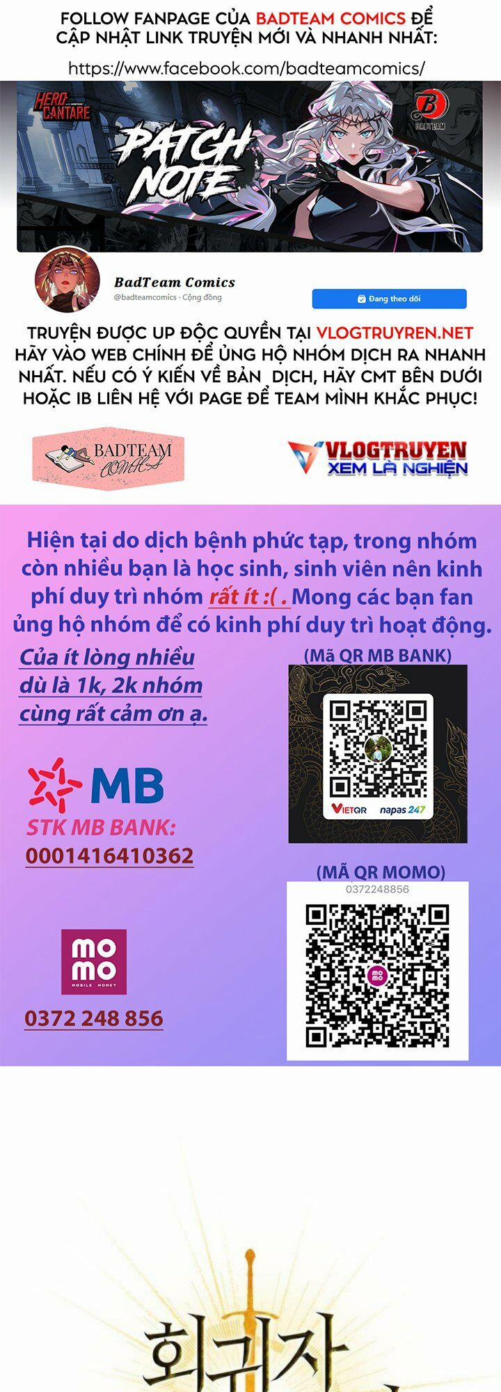 Kí Sự Hồi Quy (Regressor Instruction Manual) Chương 11 Trang 1