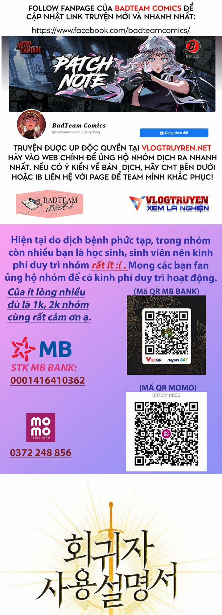 Kí Sự Hồi Quy (Regressor Instruction Manual) Chương 15 Trang 1