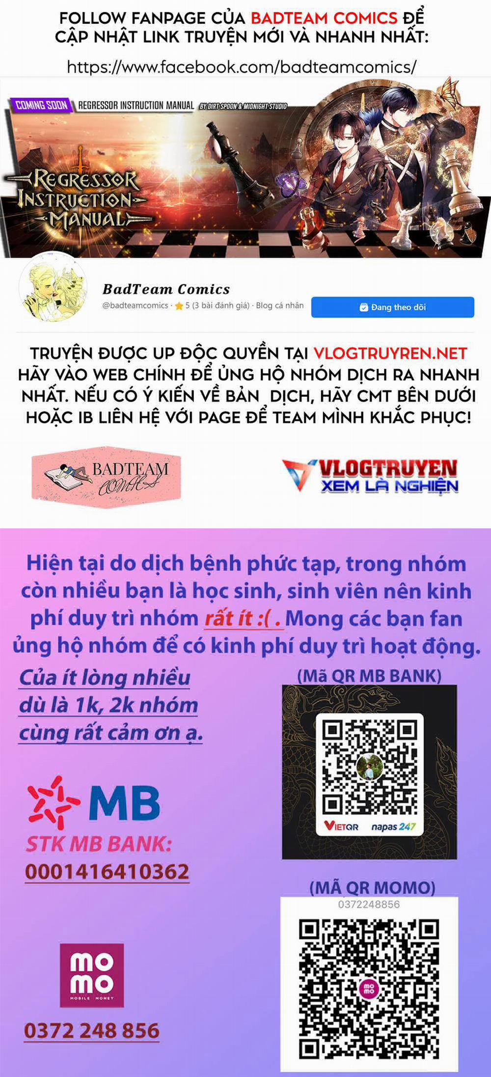 Kí Sự Hồi Quy (Regressor Instruction Manual) Chương 24 Trang 1