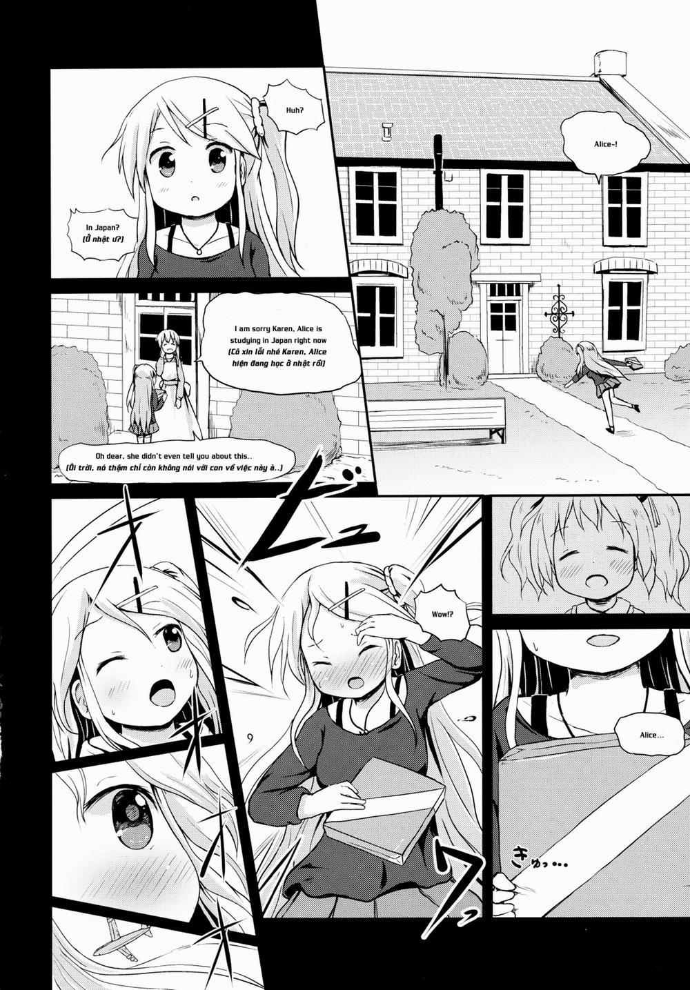 Kiniro Sorairo (Kiniro Mosaic) Oneshot trang 4