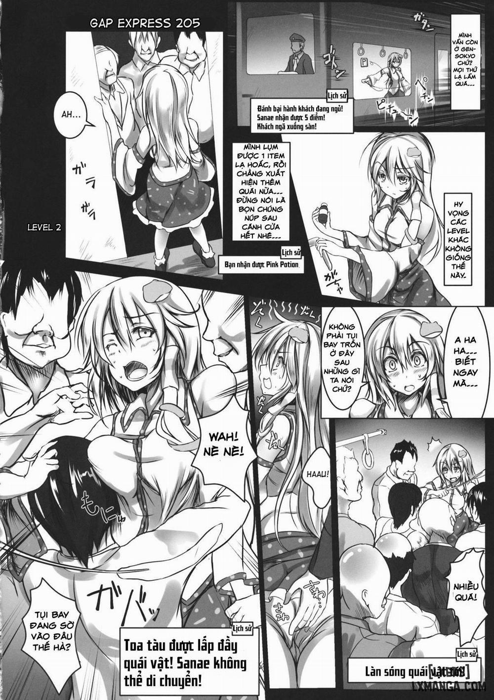 Kochiya Sanae Kyousei Chikan Densha Chương Oneshot Trang 3