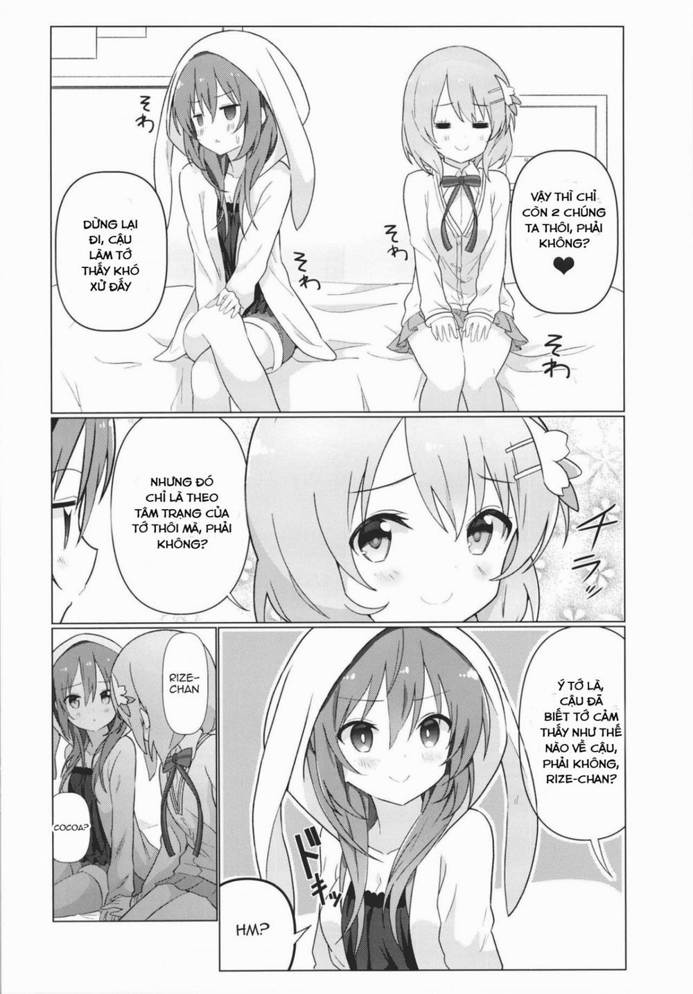 KokoRize de Yuri ni Mezameru Hon (Gochuumon wa Usagi desu ka?) Chương Oneshot Trang 6