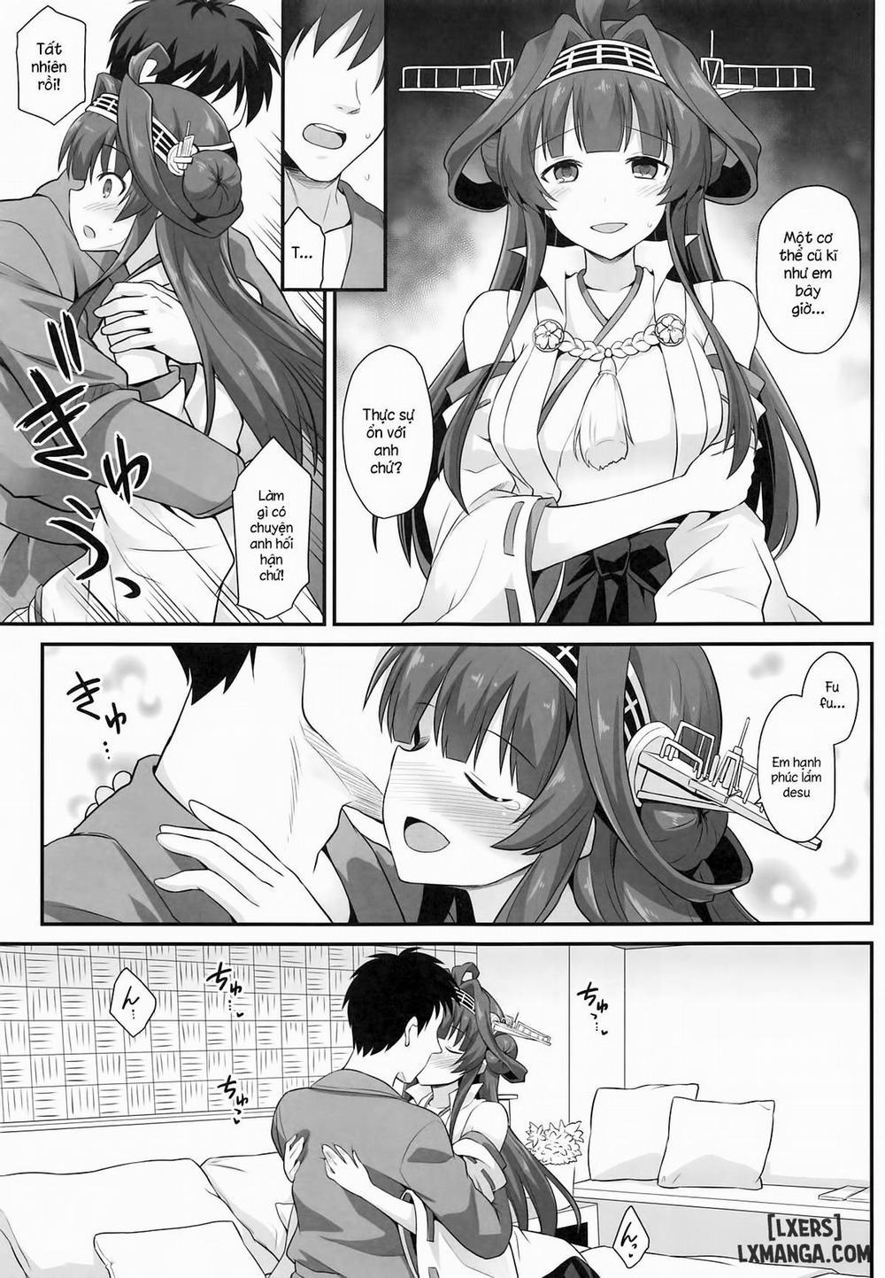 Kongou-chan to Love Love Shinkon Play Oneshot trang 7