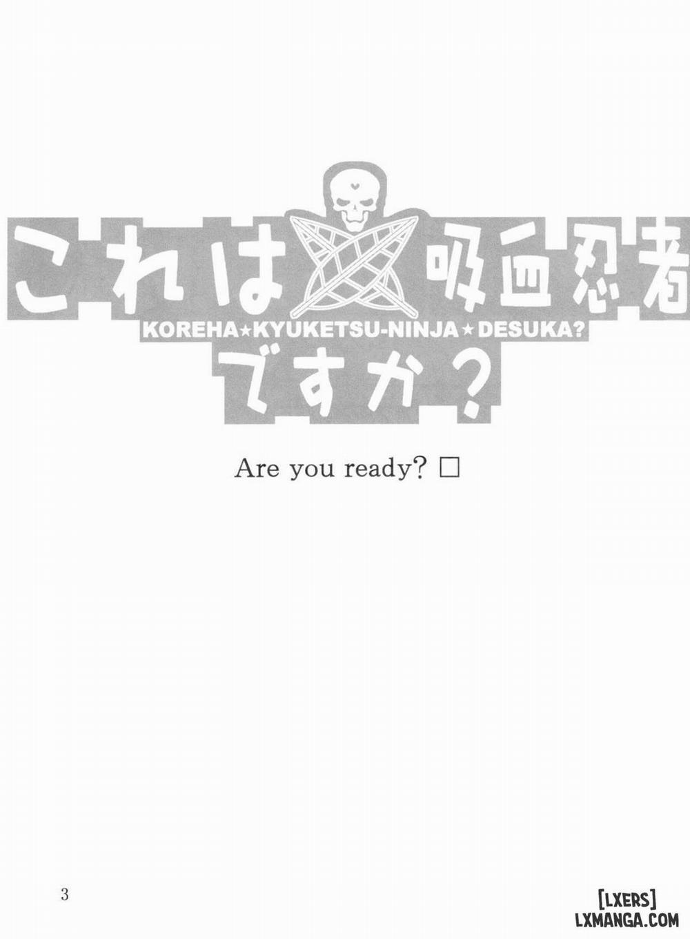 Kore Wa Kyuuketsu Ninja Desu Ka Oneshot trang 21