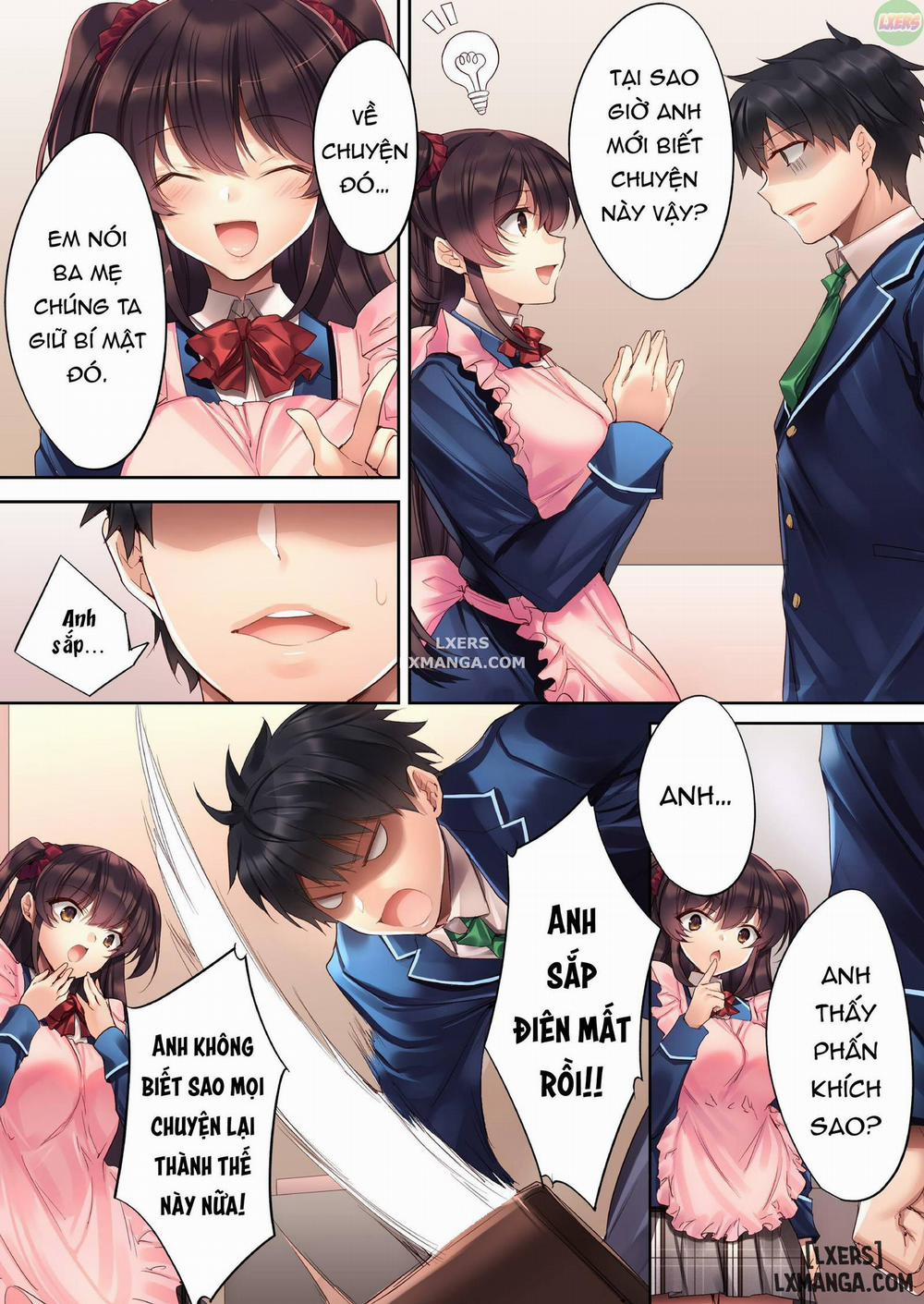 Kouhai JK ga Gimai ni!? Namaiki na Imouto ni Iroiro Wakarasete Mita Oneshot trang 9