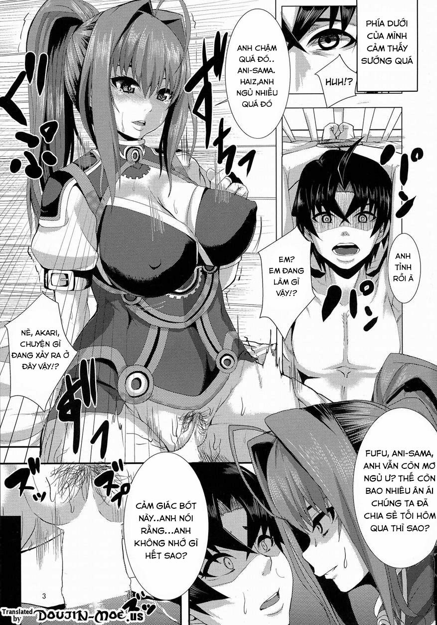 Kouhaku Kimidori X Tooru (Hitsugi no Chaika) Chương Oneshot Trang 3