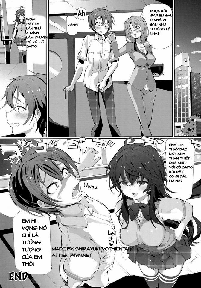 Koukou Kyoushi no Ai wa KiraKira (Netoge no Yome wa Onnanoko ja Nai to Omotta?) Chương Oneshot Trang 17