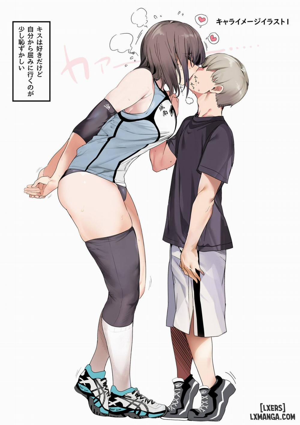 Koushinchou Volley-bu no Seisokei Kanojo ga Senpai no Mono ni Natte Shimau Ichibushijuu Chương Oneshot Trang 41