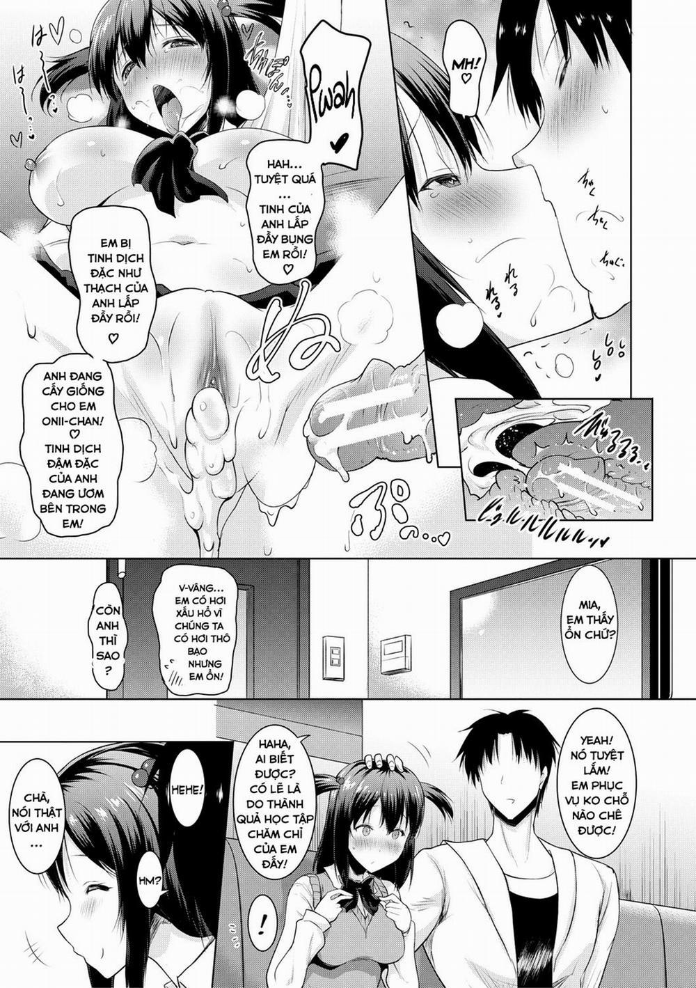 Kyonyuu Oyako no Shita to Shikyuu ni Renzoku Shasei 1 trang 38