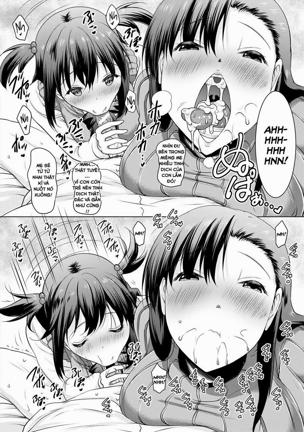 Kyonyuu Oyako no Shita to Shikyuu ni Renzoku Shasei 2 trang 11
