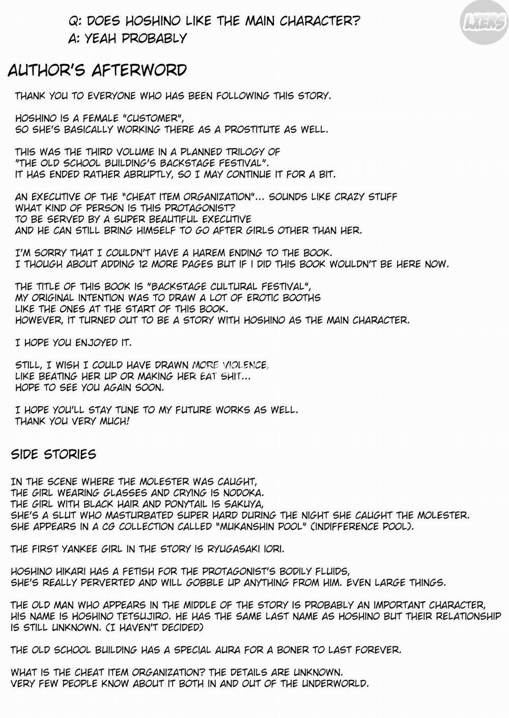 Kyuu Kousha Ura Bunkasai 3 END trang 49