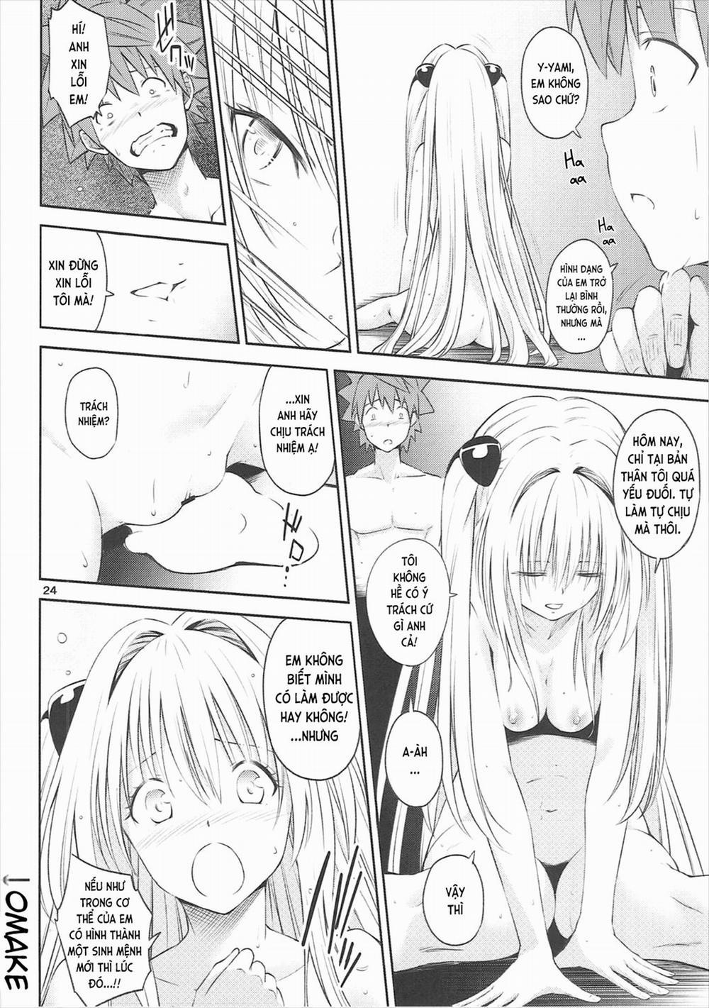 Làm chuyện phá liêm sỷ với ta đi chứ (To LOVE-ru Darkness) Chương Oneshot Trang 24