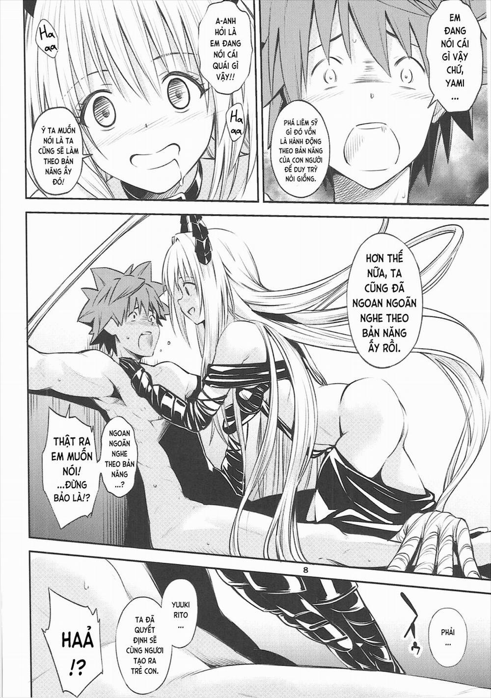 Làm chuyện phá liêm sỷ với ta đi chứ (To LOVE-ru Darkness) Chương Oneshot Trang 8