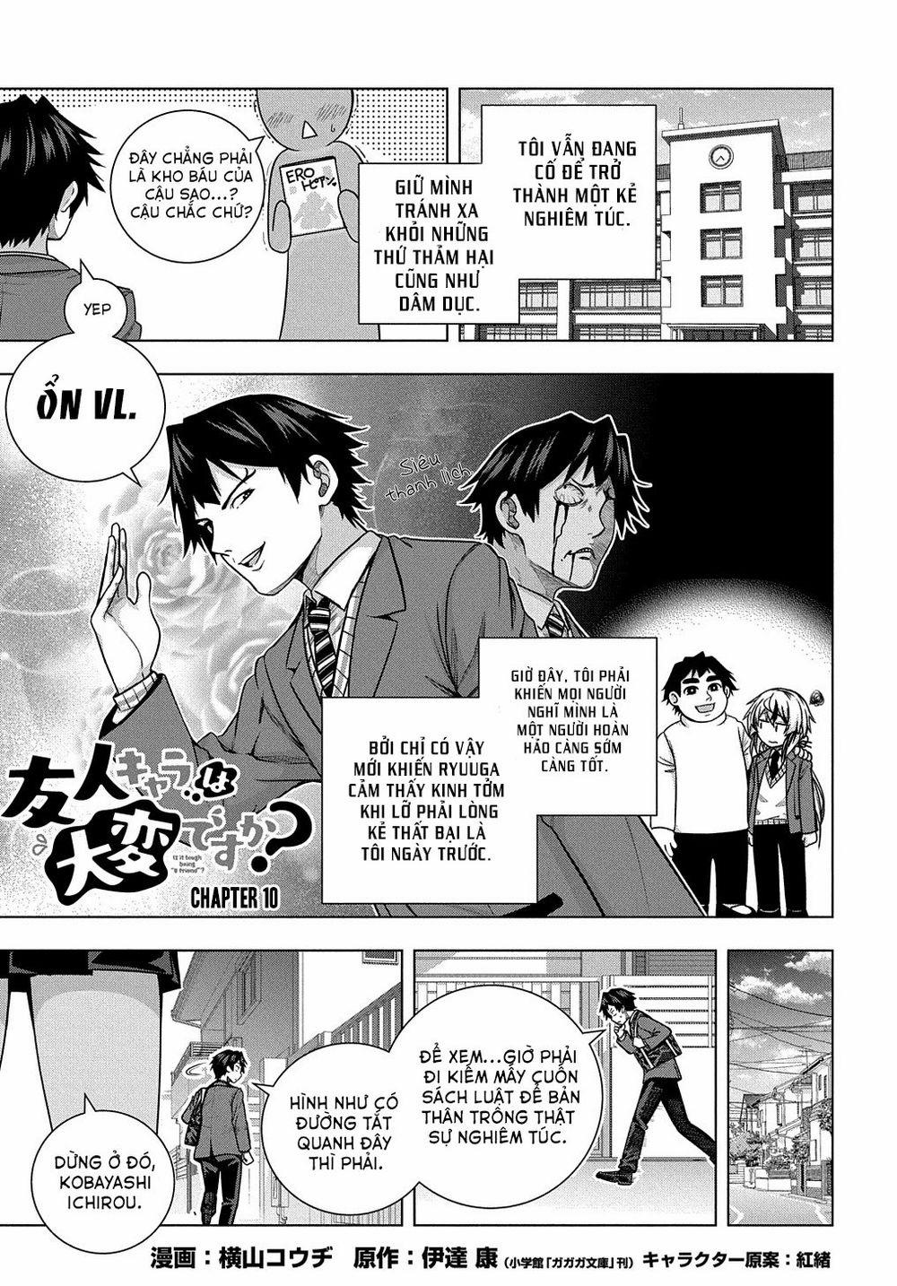 Làm Nhân Vật Bạn Thân Khổ Lắm Hả? 10 trang 2
