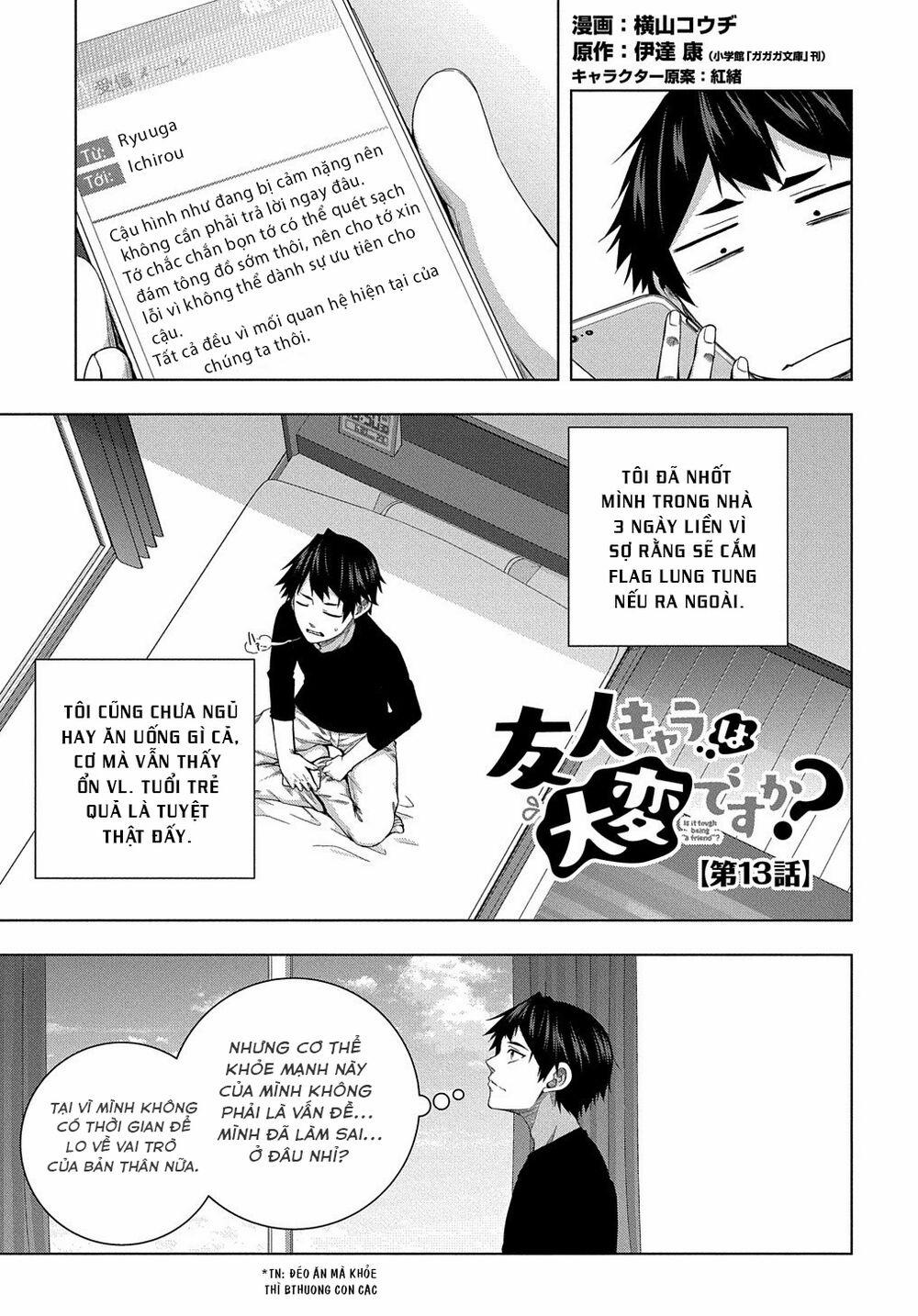 Làm Nhân Vật Bạn Thân Khổ Lắm Hả? 13 trang 2