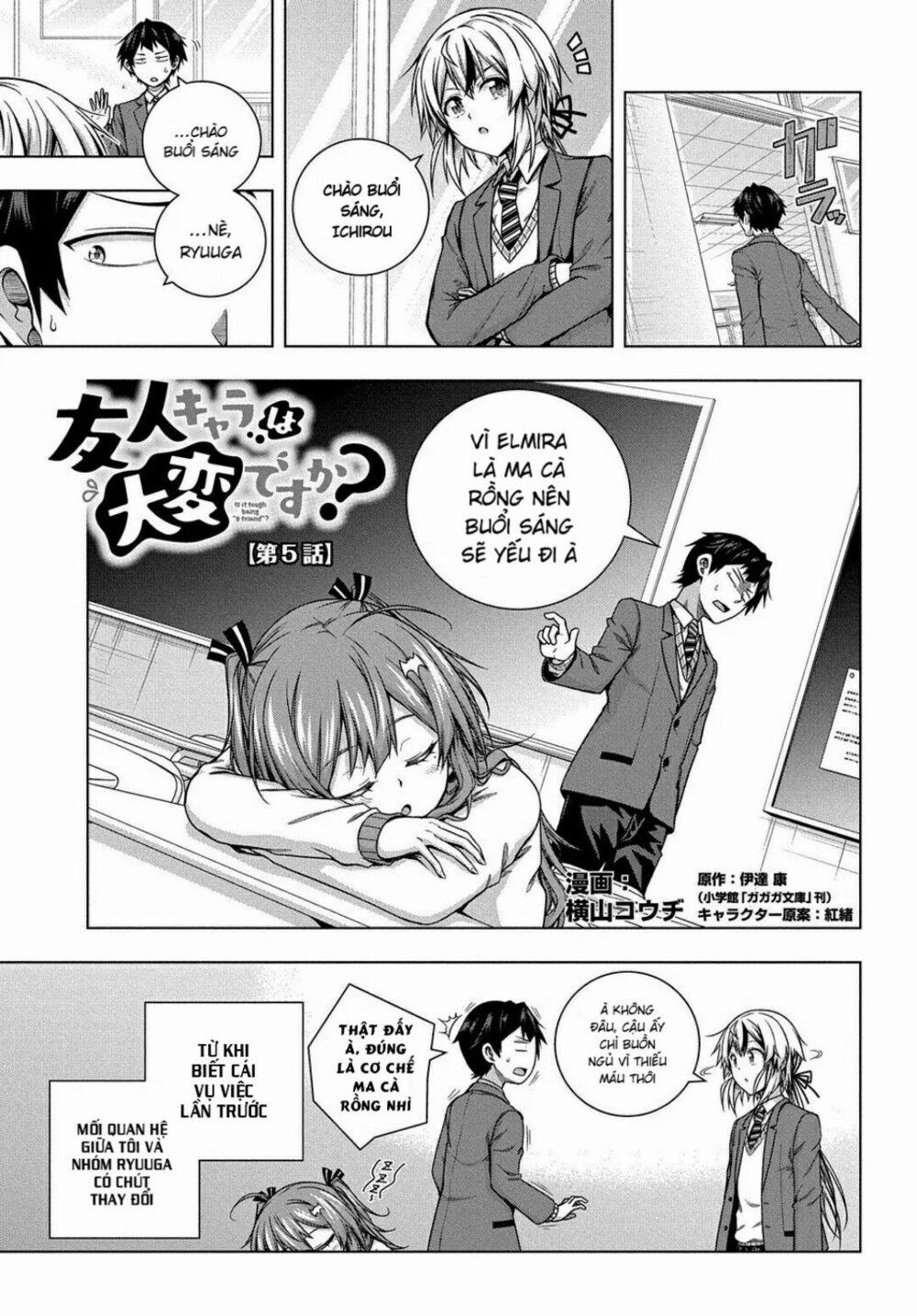 Làm Nhân Vật Bạn Thân Khổ Lắm Hả? 5 trang 1