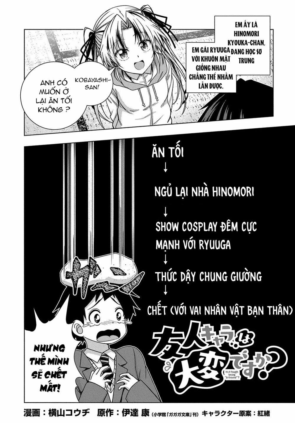 Làm Nhân Vật Bạn Thân Khổ Lắm Hả? 8 trang 2