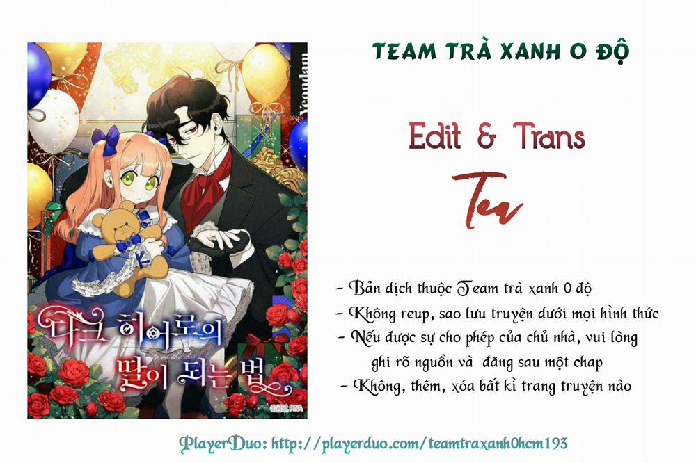 Làm Thế Nào Để Trở Thành Con Gái Của Anh Hùng Bóng Tối 1 trang 1
