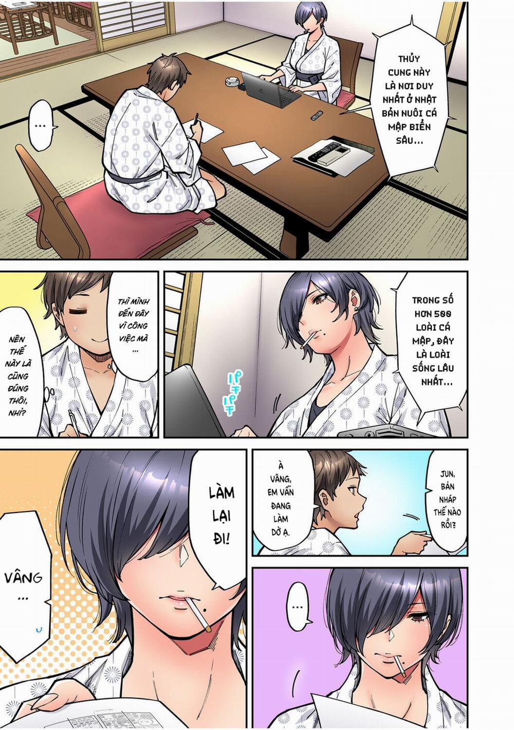 Làm tình với vị sếp say xỉn mà tôi ngưỡng mộ! 3: Suối nước nóng trang 7