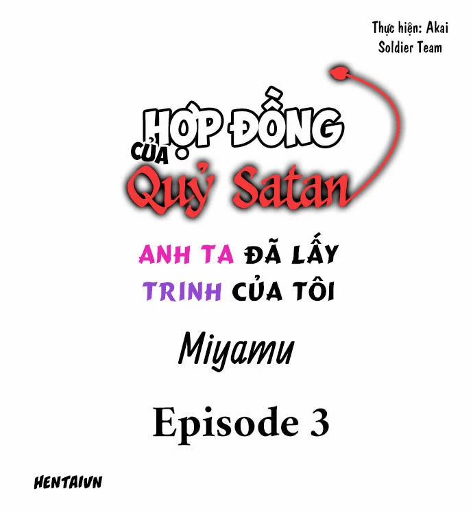 Lập Kế Ước Với Quỷ Satan Chương 3 Trang 3