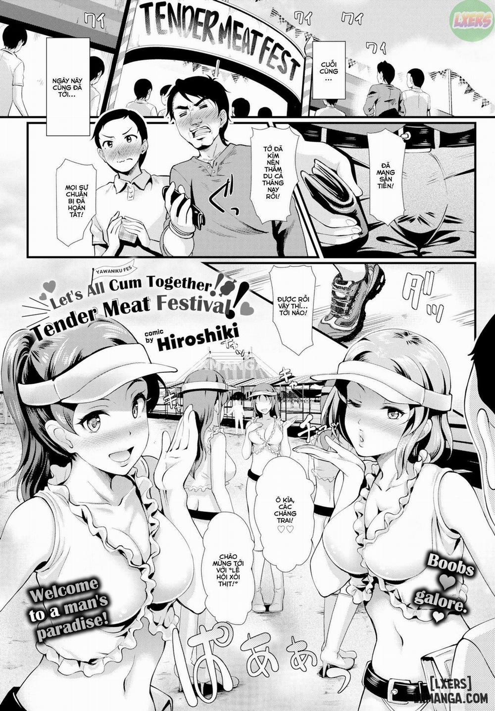 Let's All Cum Together! Tender Meat Festival! Oneshot trang 0