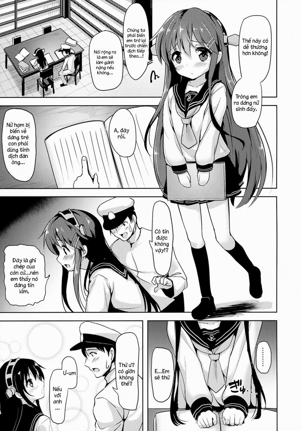 Loli Haruna Ga Teitoku No Seieki De Moto Ni Modoru Hon (KanColle) Chương Oneshot Trang 4