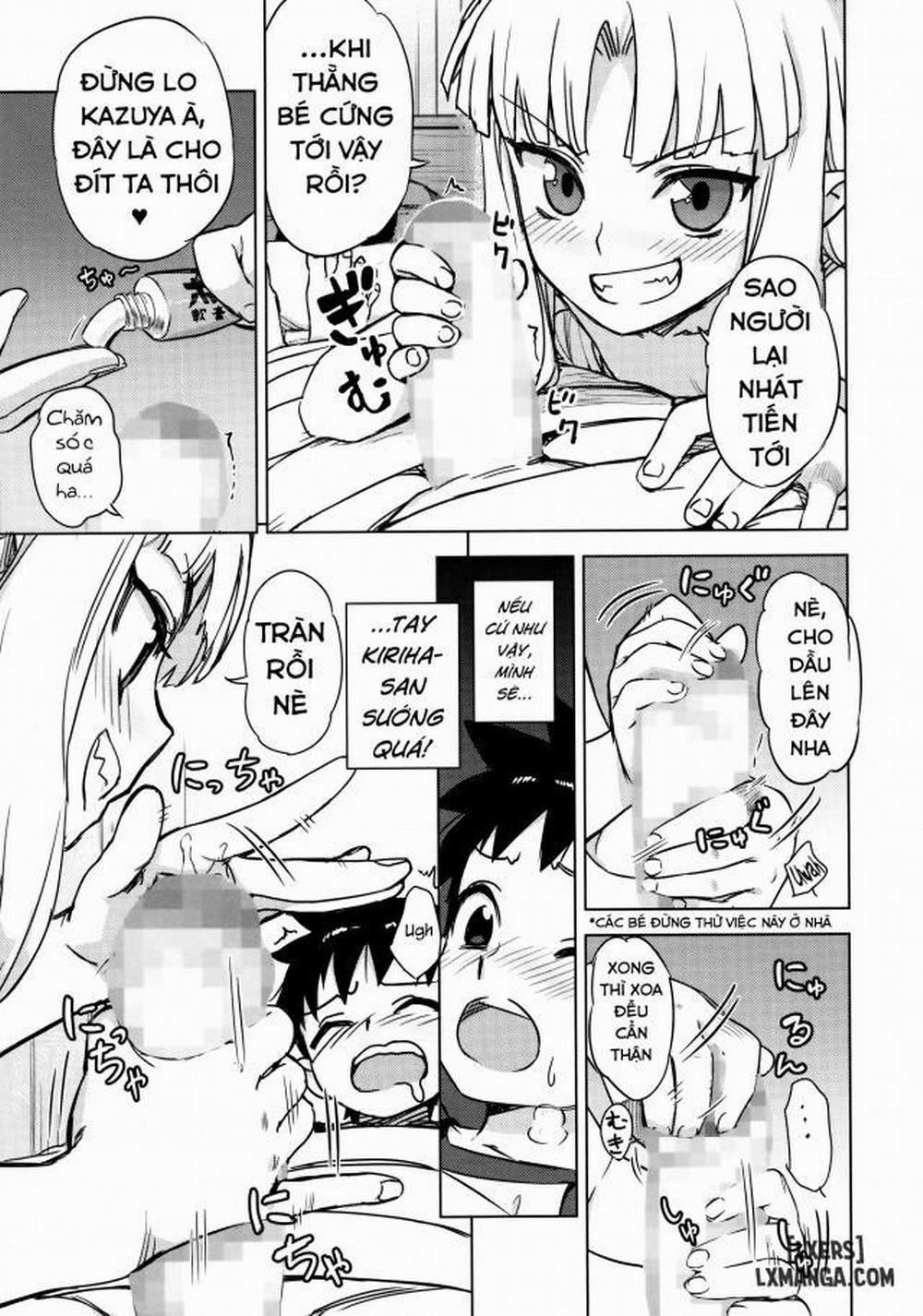 Loli Kiriha-san no Anal o Care Suru Hon Oneshot trang 7