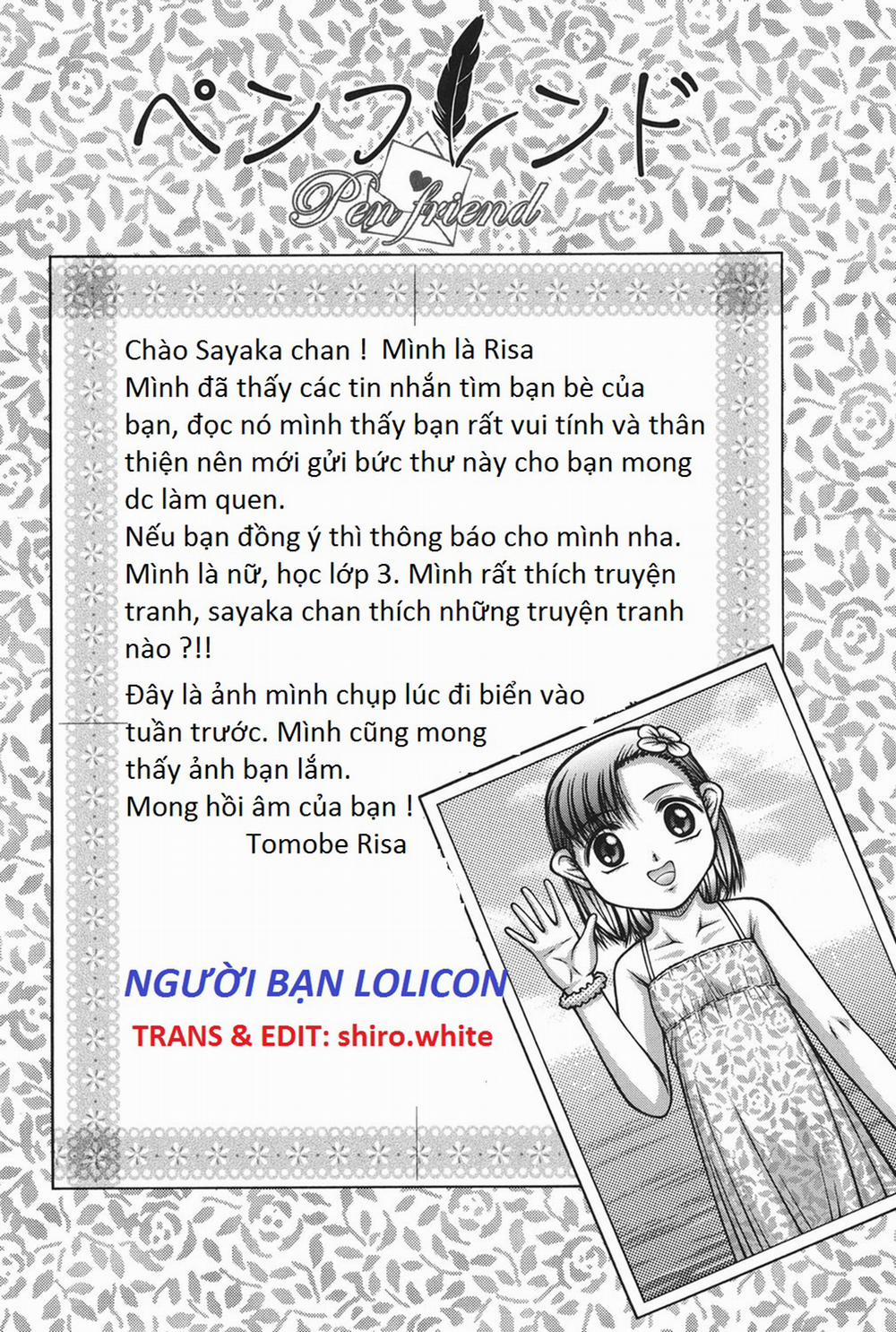 [Loli] Người bạn lolicon Chương Oneshot Trang 1