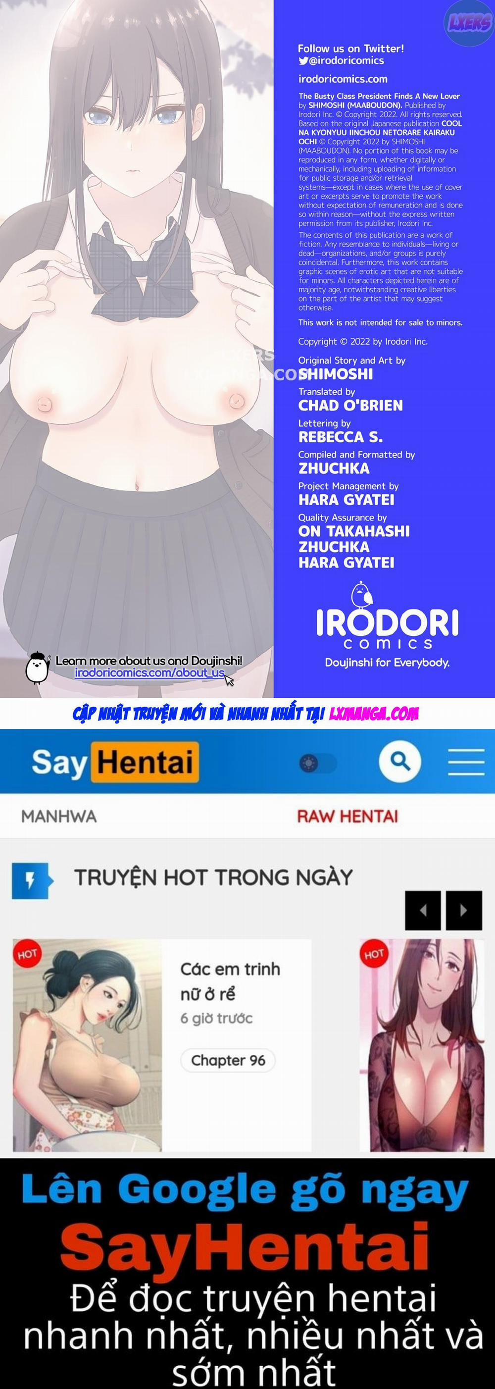 Lớp trưởng vếu bự tìm tình yêu mới Oneshot trang 44