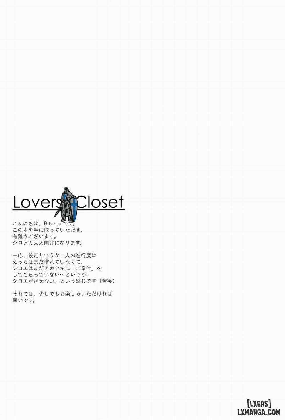 Lovers Closet Oneshot trang 2
