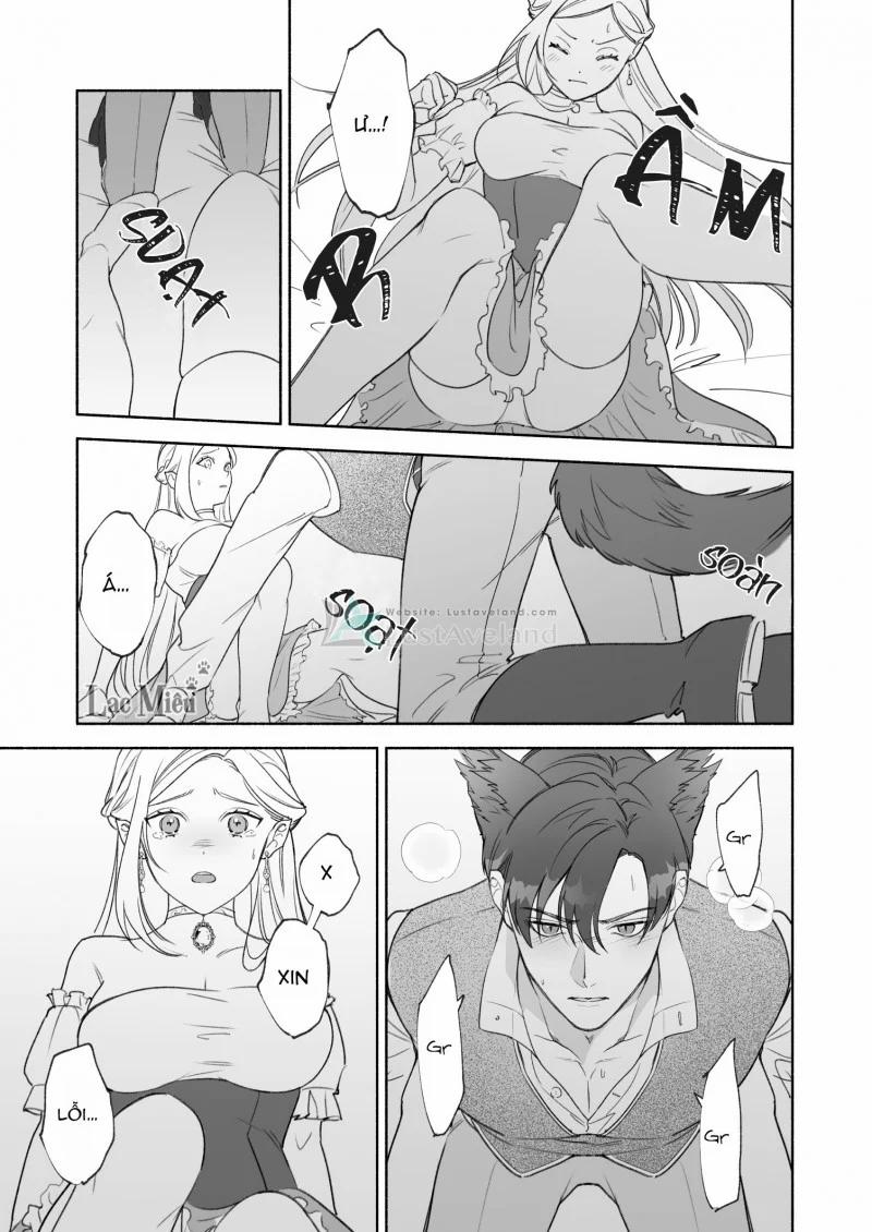 Ma Cà Rồng Non Nớt Muốn Hút Máu Kỵ Sĩ Sói 1 trang 18