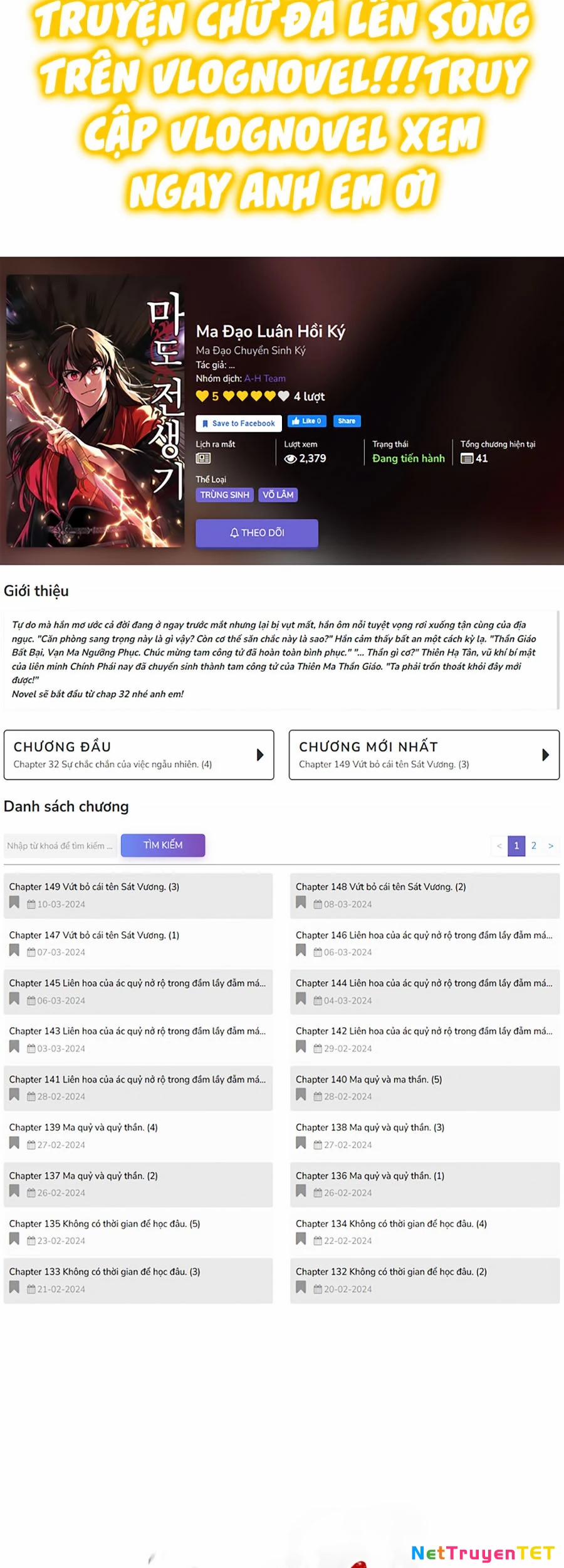 Ma Đạo Chuyển Sinh Ký 105 trang 93